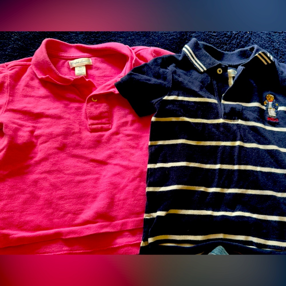 18M polo shirts. Selling together.